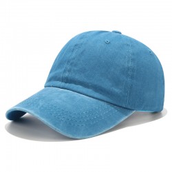 Hat female Korean version do old washed baseball cap retro curved roof cap pair sun visor solid color cap male