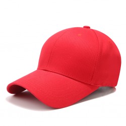 Wholesale cotton baseball caps for men and women solid color cap Korean version hat embroidery logo light plate sun hat
