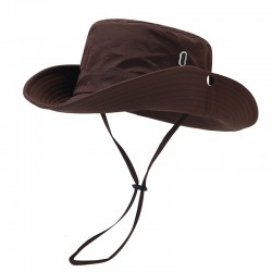 Quick-drying fisherman hat Outdoor camping trekking hat rope climbing hat Western cowboy hat Man big brimmed trekking hat woman