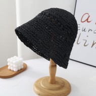 Summer Japanese bucket hat Korean version of tide small straw hat with Japanese woven fisherman hat beach sun hat woman